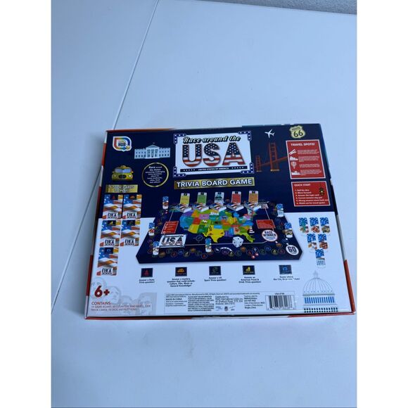 Race Across America Trivia Board Game, GamesHub 2022, New In Box - Picture 11 of 11